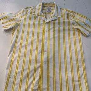 Lacoste L! Ve Unisex Striped Short Sleeve Size Small  new Cotton